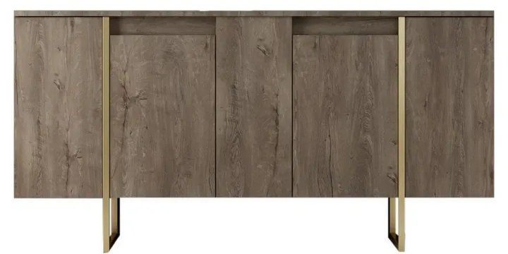 Luxe Walnut and Gold szekrény
