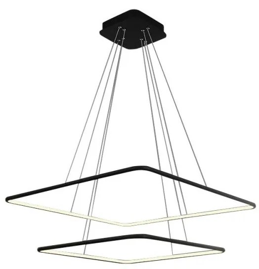 LED Csillár zsinóron NIX LED/50W/230V fekete