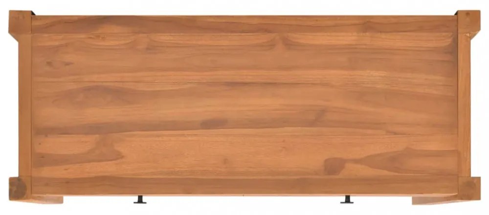 újrahasznosított tíkfa TV-szekrény 100 x 40 x 45 cm