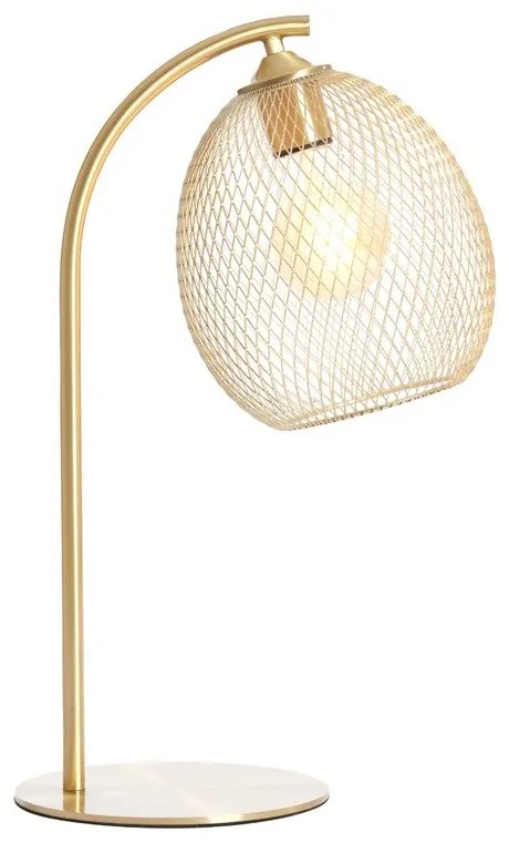 Aranyszínű asztali lámpa (magasság 50 cm) Moroc – Light &amp; Living
