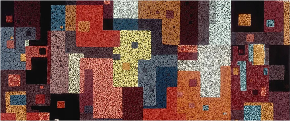 Design fotótapéta Flizelin falra Színes formák 250x104 Ragasztó