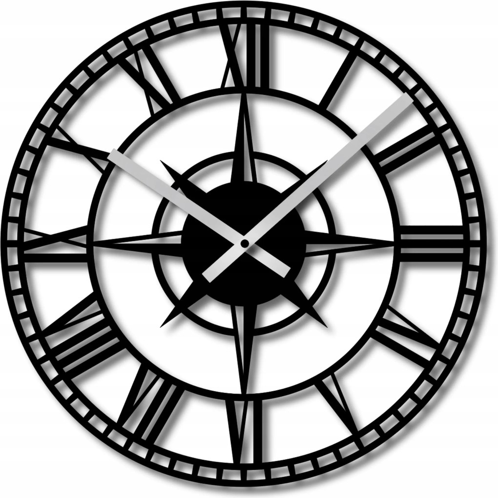 Falióra Nappaliba 60 cm Nagy Kerek Csendes Klasszikus Konyha Csendes