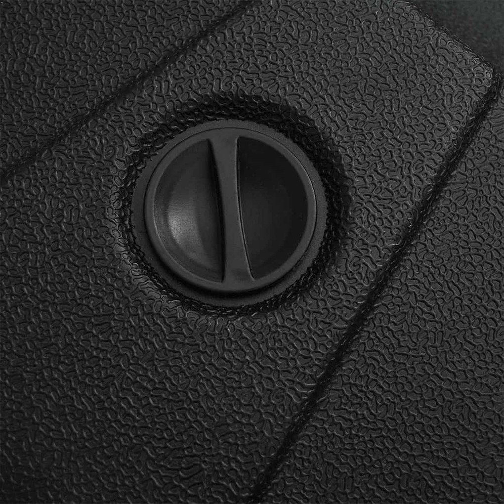 Esernyő Alap Szett 2 pcs Fekete 88.5 x 88.5 x 12 cm Műanyag