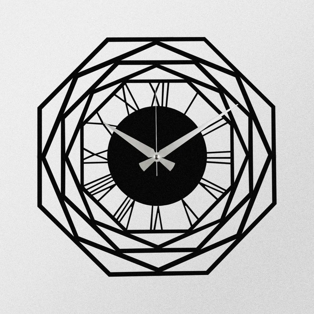Enzoclock fém falióra, 48×48 cm – S012