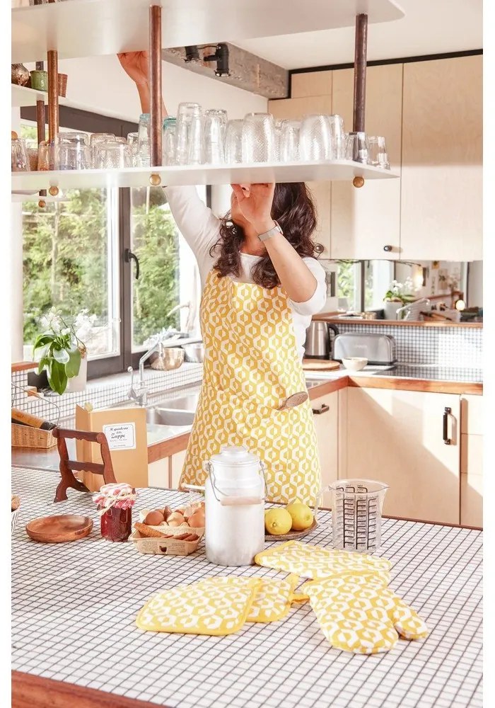 Pamut edényfogó szett 2 db-os Geo – Tiseco Home Studio