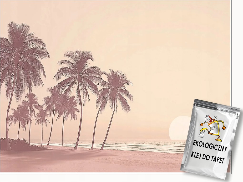 Fotótapéta Tengerpart Pálmafák Természet Hálószoba Nappali Tapéta Flizelina 350x250