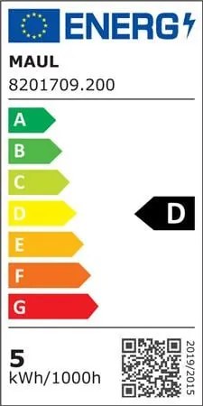 Asztali lámpa, LED, szabályozható, MAUL Pearly colour vario, ezüst (VLM8201795)