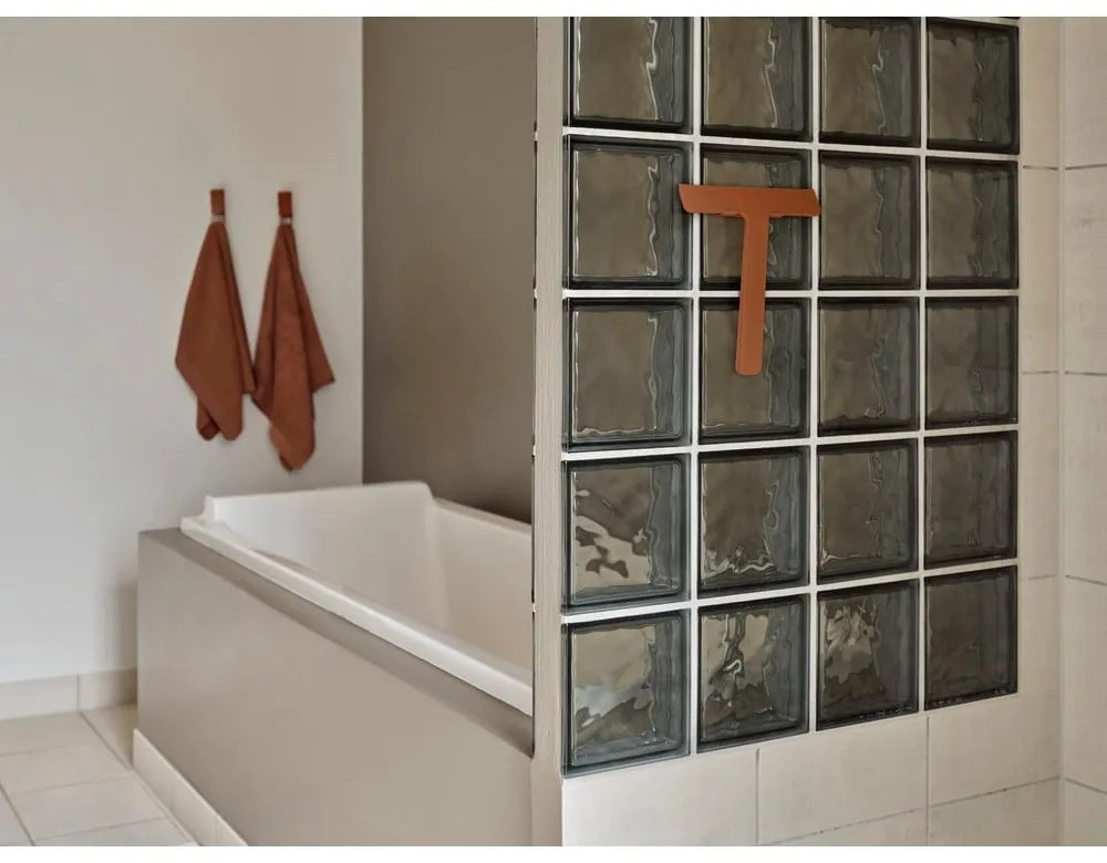 Narancssárgás barna pamut törölköző 50x100 cm Terracotta – Zone