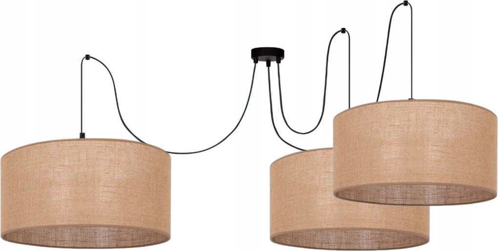 Függő Lámpa Mennyezeti Spider Pók Juta Led 40cm