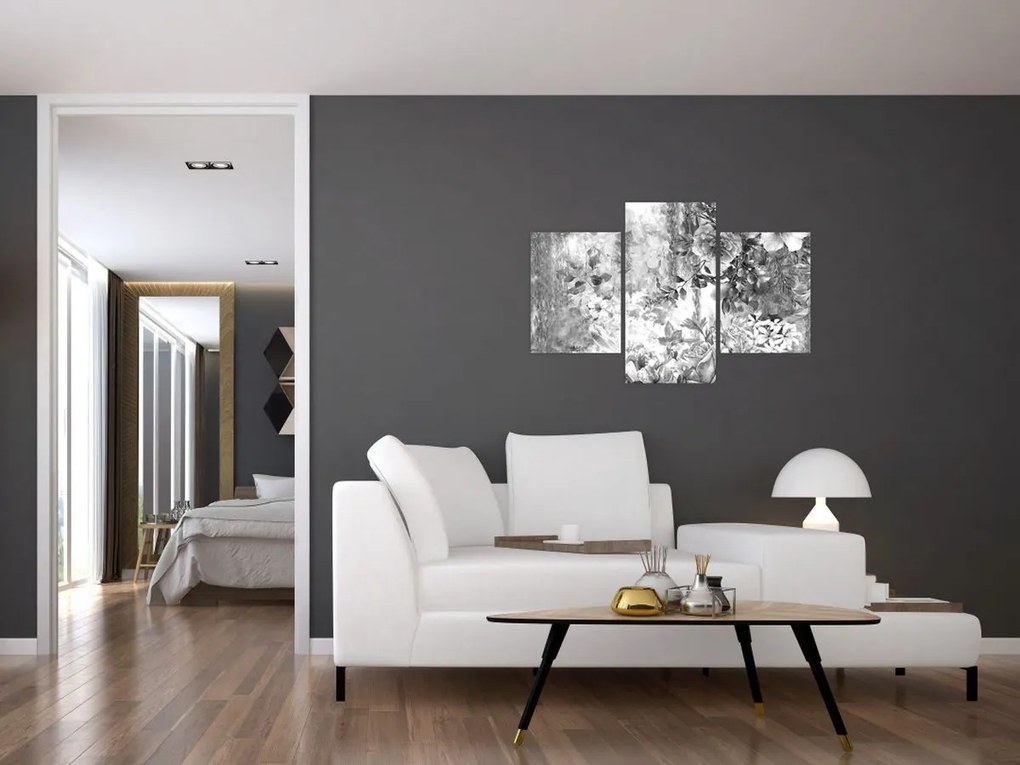 Kép - Romantikus kert (90x60 cm)