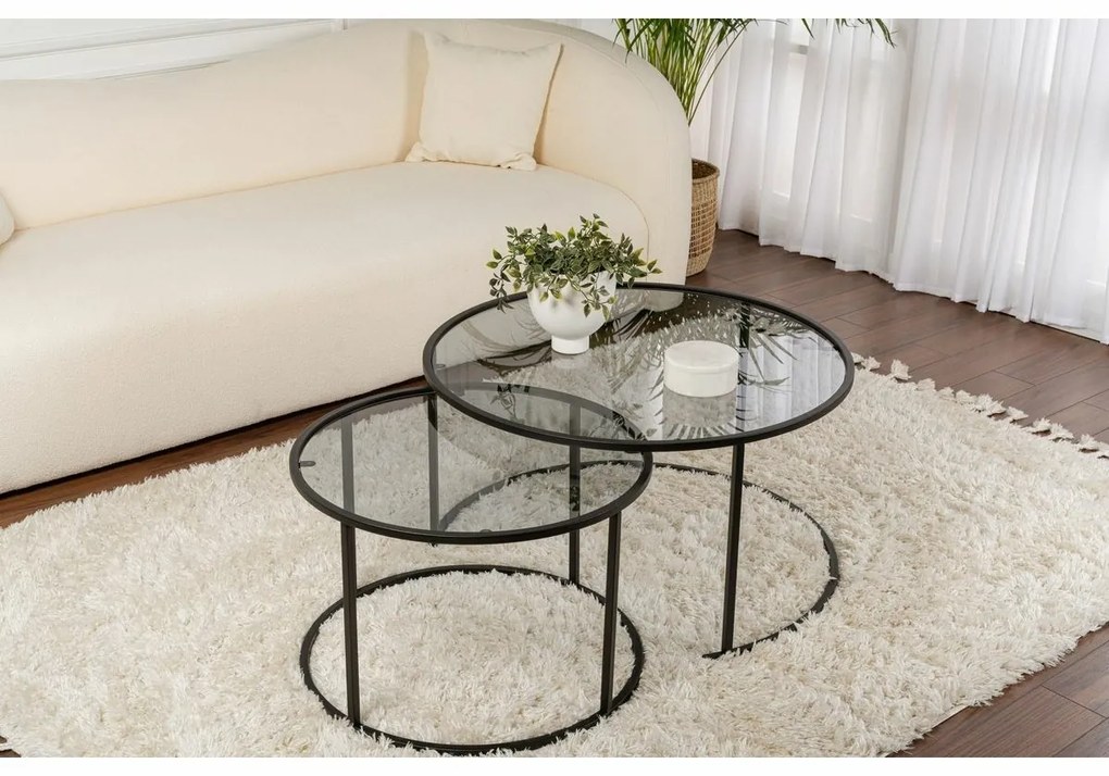 Tokyo Black konferenciaasztal-készlet, 2 db