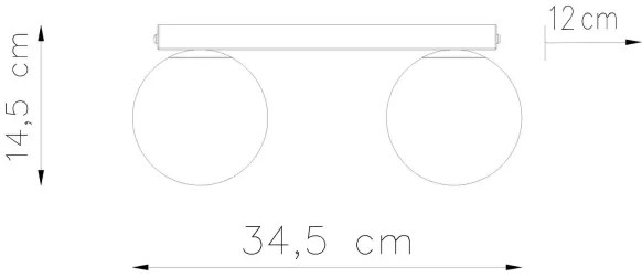 Sollux SL.1147 - Mennyezeti lámpa YOLI 2xG9/12W/230V fehér