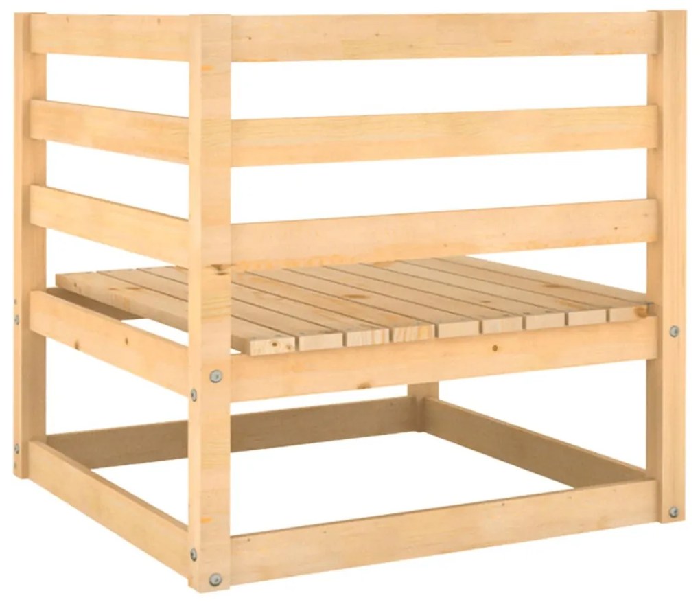 2 db tömör fenyőfa kerti sarokkanapé