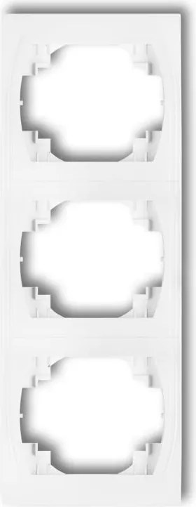 Karlik Logo fehér 3-as keret függőleges LRV-3