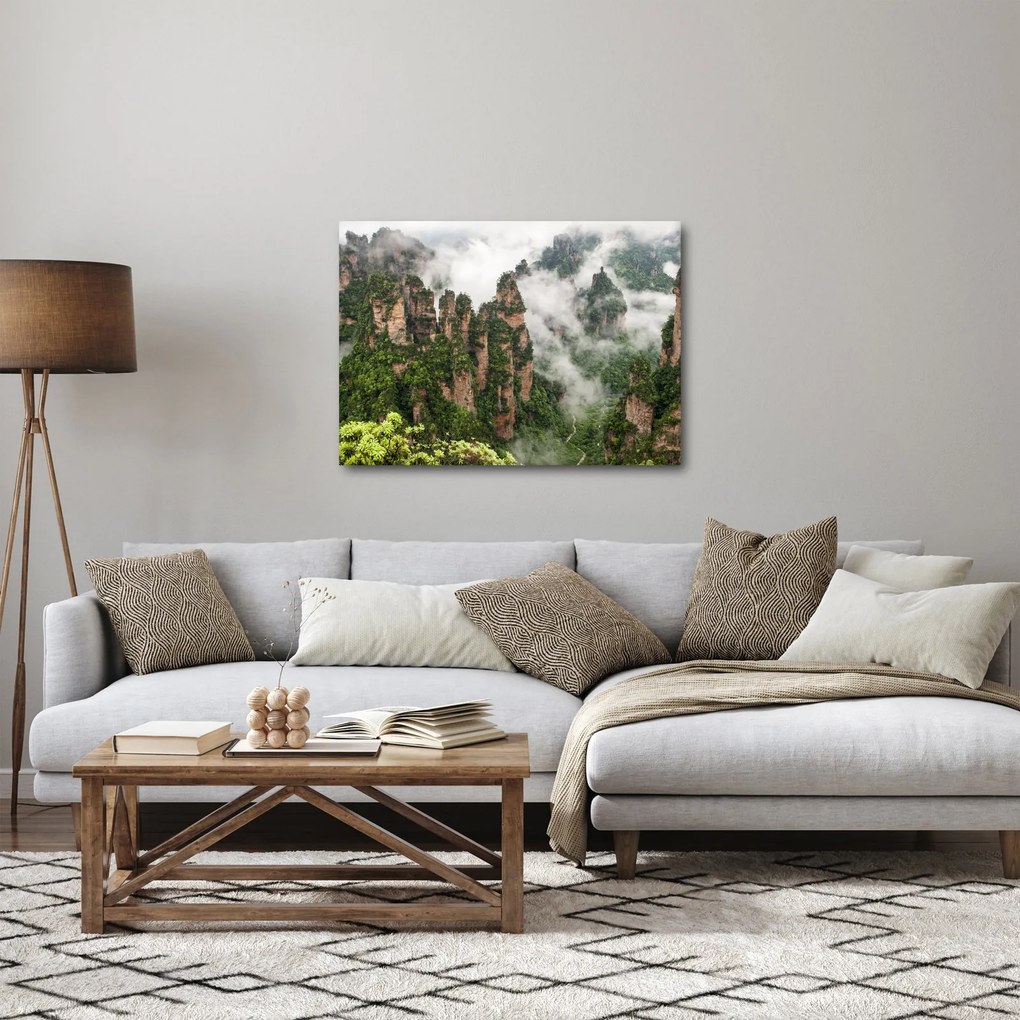 Kép - Zhangjiajie Nemzeti Park, Kína (70x50 cm)