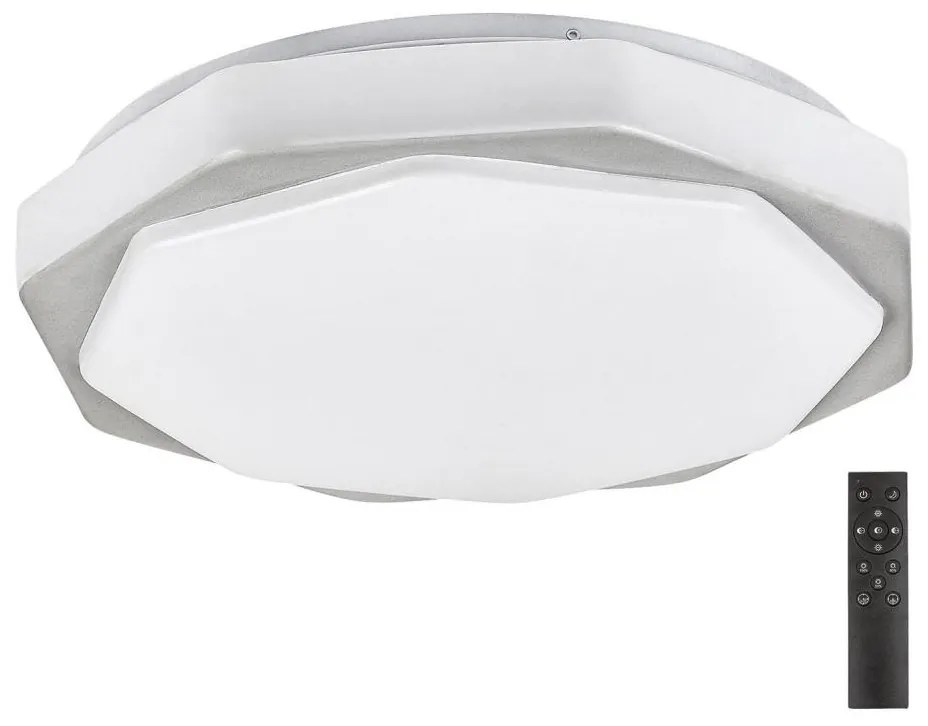 Rabalux 71046 - LED fényerőszabályozható mennyezeti lámpatest DETTORA LED/18W/230V + távirányító