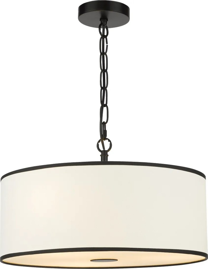 Dar Lighting modern függeszték jemima fehér matt fekete darjem0322
