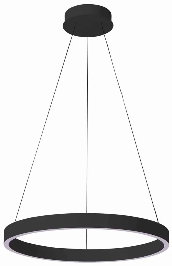 Italux Brasco PND-56215-080RPC-BK-3KS4K-TRDIMM Függőlámpa 1x60W/LED 3000K|4000K 4500lm IP20