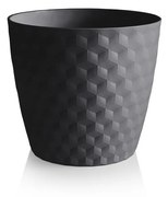 Ruby matt újrahasznosított virágtartó 36 cm , antracit, 36 cm