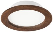 LED mennyezeti lámpa WOODY SPOT LED/16,5W/230V 4000K cseresznye Ø18,5 cm