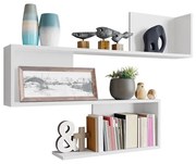 Fali polc MANUNIA 80x110 cm fehér