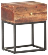 nyers akácfa éjjeliszekrény 40 x 30 x 50 cm