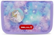 Tolltartó, klapnis, cipzáras, BELMIL Diamond Unicorn, lila, unikornis (BL3358818L)