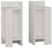 Éjjeliszekrény Elos White, 2 db