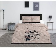 Disney Minnie Love Nights dupla, kétszemélyes ágyneműhuzat 240×220cm, 65x65 cm