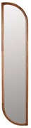 Fali tükör tömörfa kerettel 26x120 cm Nyko – White Label