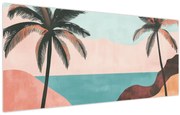 Kép - Pálmafák a tengernél (120x50 cm)