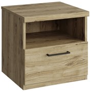 DORSI 1S Navarra éjjeliszekrény, tölgy