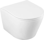 Laveo Nida Cycleon 2.0, fali WC-csésze duroplaszt ülőkével, Vortex öblítéssel, fényes fehér, LAV-VMN_609S