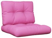 2 db rózsaszín szövet raklappárna