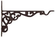 Öntöttvas virágtartó konzol, 25 cm