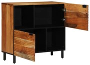 Tárolószekrény 80x33x75 cm Tömör Akácfából