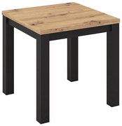 Bővíthető étkezőasztal ZARO artisan tölgy/fekete