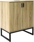 Ceramia Easy mosdó alatti szekrény mosdó nélkül 60x73x36 cm fényes világos tölgy EASYUMDO