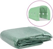 vidaXL zöld melegház pótponyva (9 m²) 200 x 450 x 200 cm
