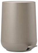 Világosbarna műanyag pedálos szemetes 5 l Nova – Zone