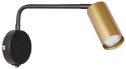Fali lámpa TINA 1xGU10/15W/230V fekete/arany