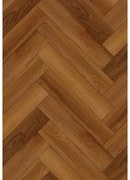 Mexen Lubbock vinil panel minta halszálka 635 x 127 mm SPC 6,5 mm, alátét IPEX 1,5 mm, 4 V-fuga, Teak - F1186-S