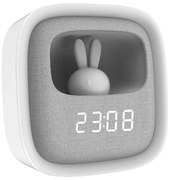 LED állítható éjjeli lámpa ébresztővel BUNNY LED/1,2W/5V 3000K