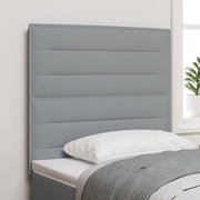 Fejtámla vonalakkal dizájn, világosszürke, 100 cm, szövet