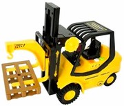 LendkerekesTargonca Hanggal és Fénnyel Tekerős Emelő Mechanizmussal 24cm-es
