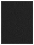 lábtörlő fekete 90x120 cm