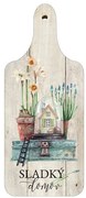 Bohemia Gifts Dekoratív fa deszka Édes élet