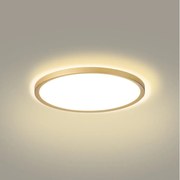 Brilagi - LED fürdőszobai lámpatest ULTRA VÉKONY LED/18W/230V Ø 30 cm aranyszínű IP54