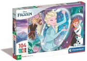 Disney Jégvarázs Spell 104 db-os puzzle Clementoni