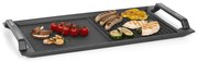 Klarstein Delicatessa Grill Pan, grillező lap, indukciós főzőlap tartozék, fekete